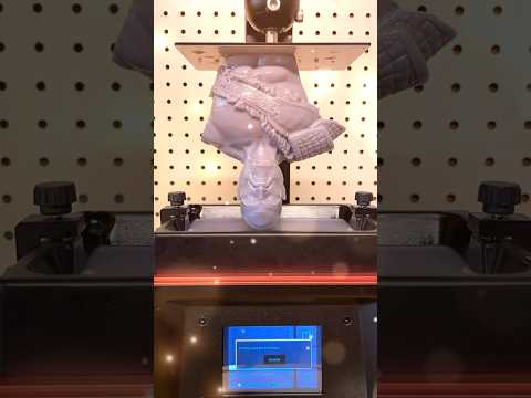 Kratos 3D Resin Print Timelapse #3dprinting #resin #timelapse #3dprint #godofwar #ps5 #PS4