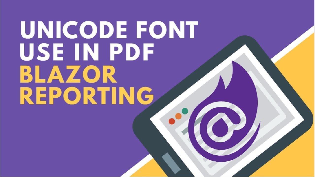 PDF with Unicode Font | BCL