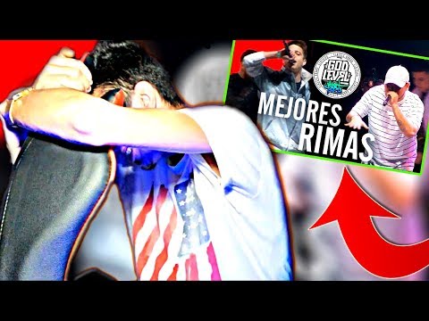 !Las MEJORES RIMAS! 😱 REACCIONANDO a Las MEJORES RIMAS del GOD LEVEL FEST CHILE 2019