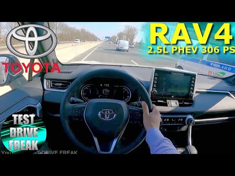 2021 Toyota RAV4 2.5L Plug-in-Hybrid 306 PS TOP SPEED AUTOBAHN DRIVE POV
