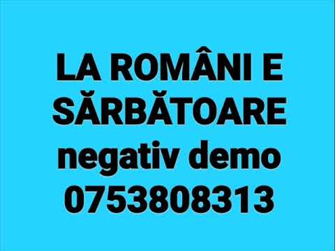 La romani e sarbatoare - negativ