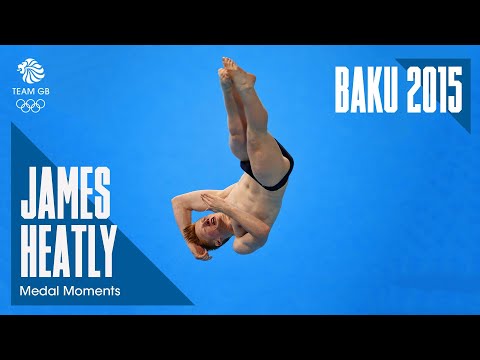 James Heatly winning Bronze in 1m Springboard | Baku 2015 Medal Moments