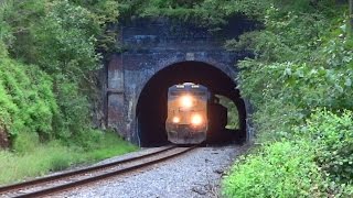 preview picture of video 'CSX Passing Through Henryton Tunnel'