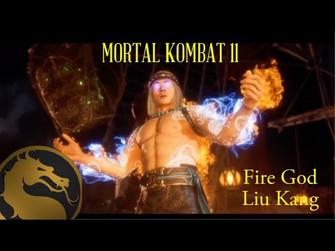 MORTAL KOMBAT 11 LIU KANG TRANSFORMATION (FIRE GOD)