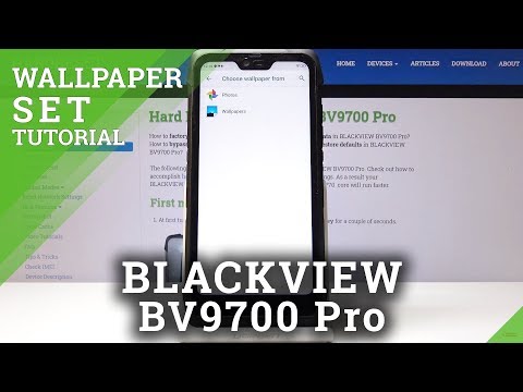 How to Change Wallpaper in BLACKVIEW BV9700 PRO - Update Wallpaper