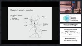 Lecture 7.4: Hynek Hermansky - Auditory Perception in Speech Technology, Part 1