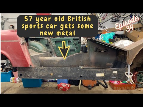 65 MG Midget gets a new floor and inner sill: S1E34