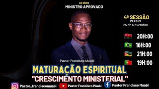 MATURAÇÃO ESPIRITUAL - CRESCIMENTO MINISTERIAL