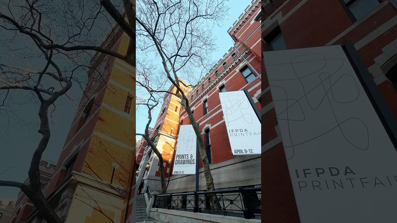 IFPDA Print Fair 2026 tour! ✨ #art