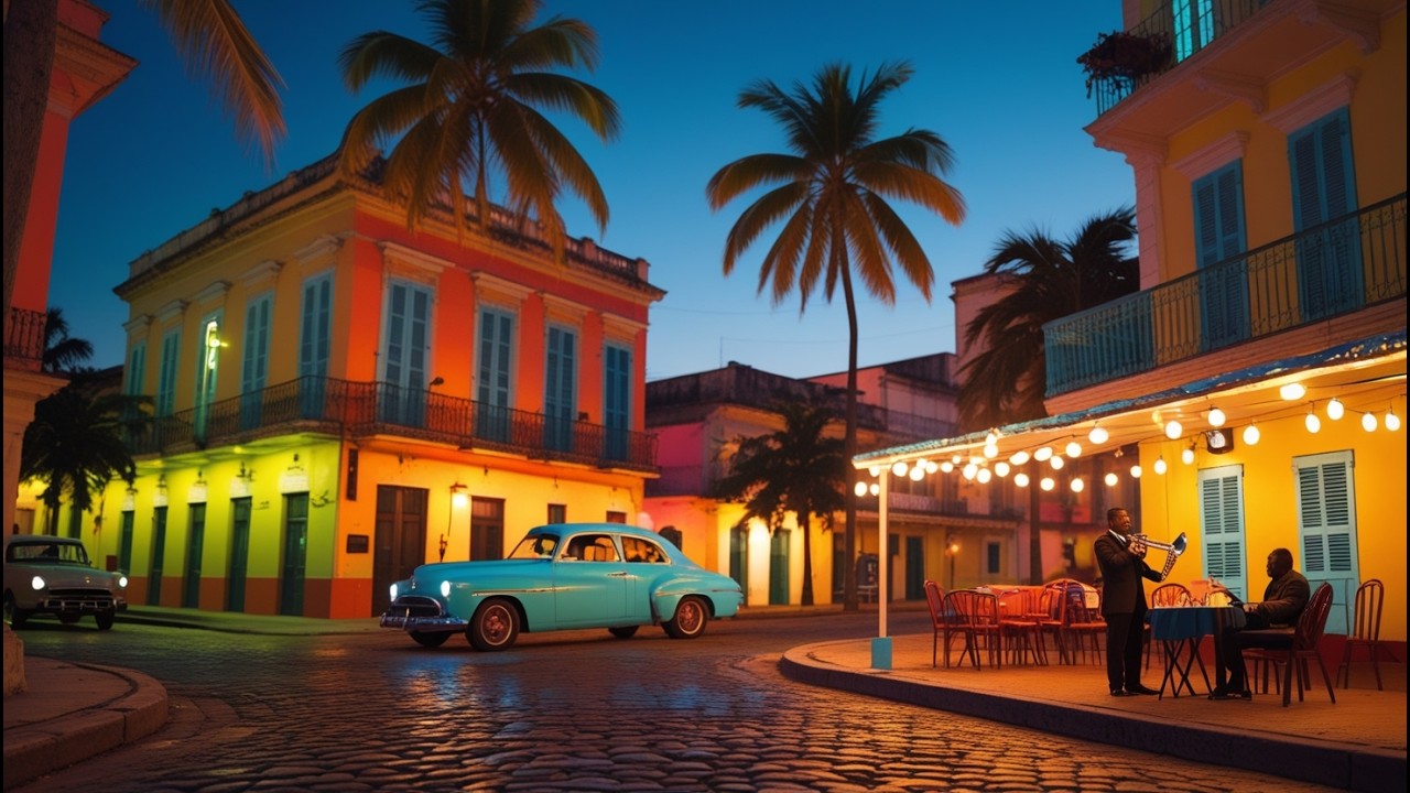 Havana Rhythms: Jazz with a Cuban Beat 🎷 | Tropical Jazz for Warm Evenings