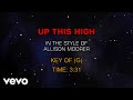 Allison Moorer - Up This High (Karaoke)