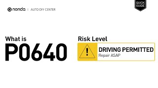 Interpretación dtc p0640
