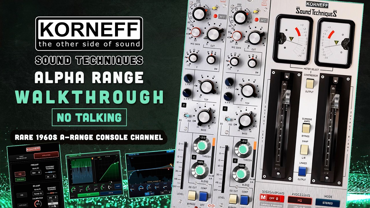 Is This New Plugin The Most Authentic Console Emulation? | Korneff Alpha Range (No Talking)