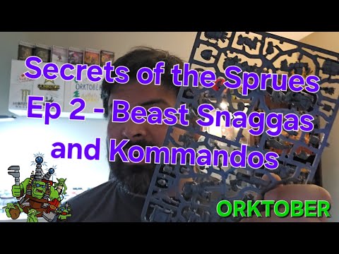 Secrets of the Warhammer 40K Ork sprues Ep. 2 - Beast Snagga Boyz and Kommandos (Plus Squighog Boyz)