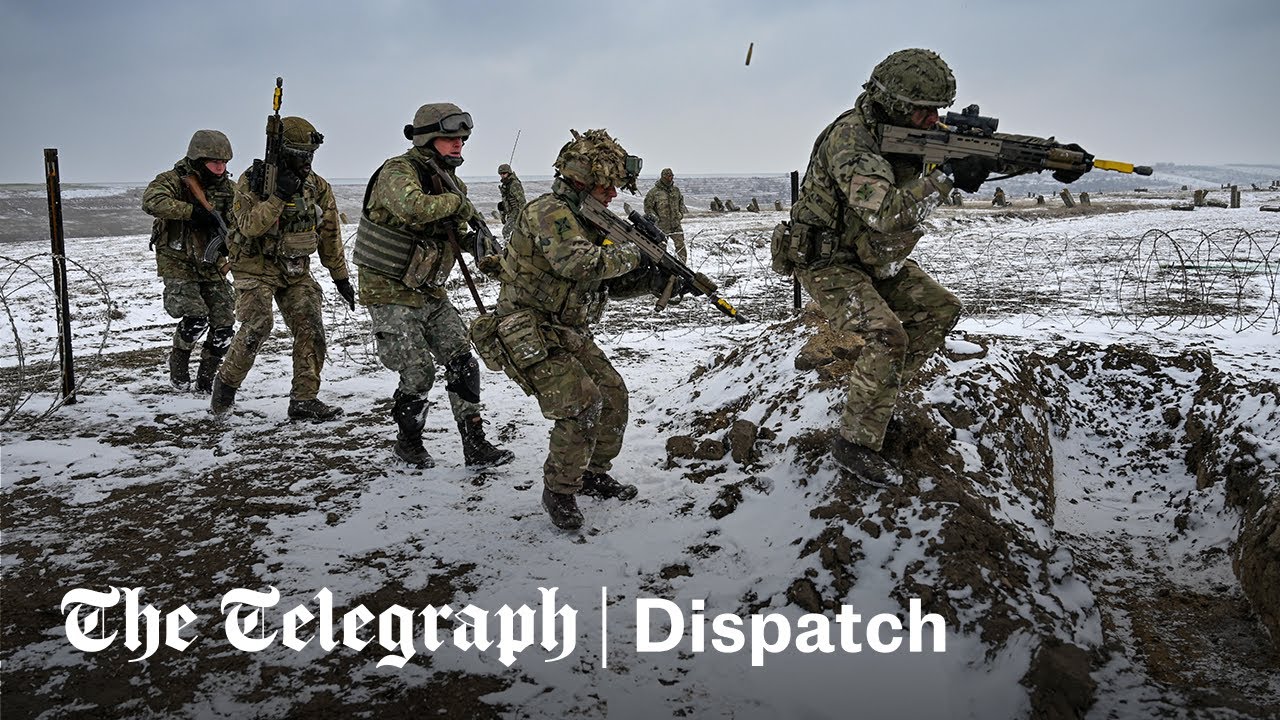 On the front line with British troops preparing to protect Europe from Russia