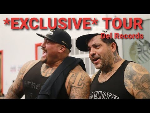 *EXCLUSIVE* tour of the DEL RECORDS with ANGEL DELVILLAR | STRENGTH CARTEL