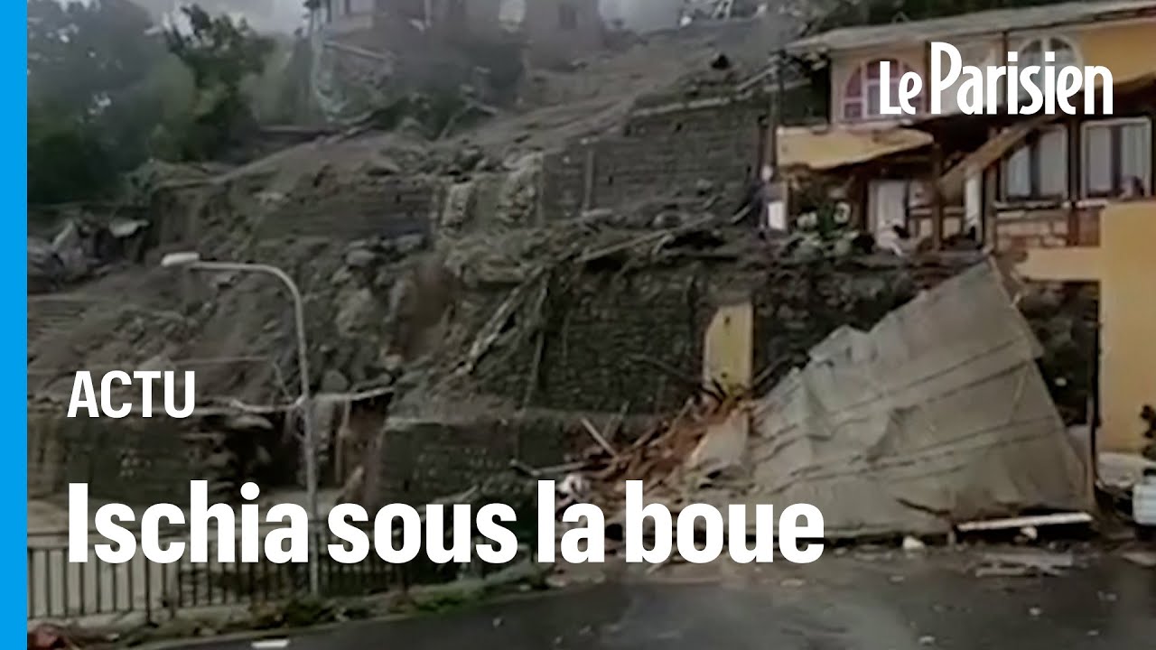 Une dizaine de disparus dans un impressionnant glissement de terrain à Ischia en Italie