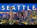 Seattle City, Washington 🇺🇸 in 8K 60FPS ULTRA HD Drone Video