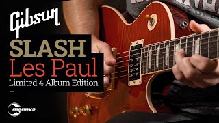 Video thumbnail for Gibson SLASH Les Paul Limited '4' Album Edition - First Look! by Mannys Music