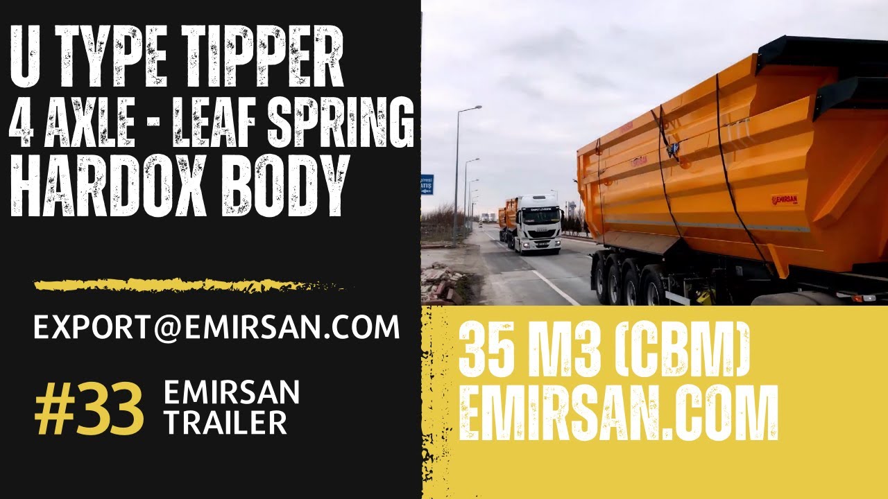 35 m³ Tipper Semi Trailer En Route to Africa