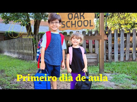 Primeiro dia de aula em Uma escola nos eua