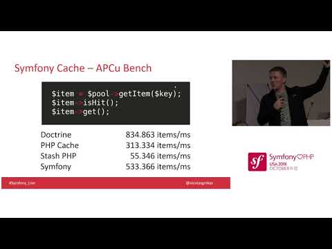 Symfony Loves PHP USA 2018 - Nicolas Grekas - Symfony Cache: A Premium Recipe to Fast Apps