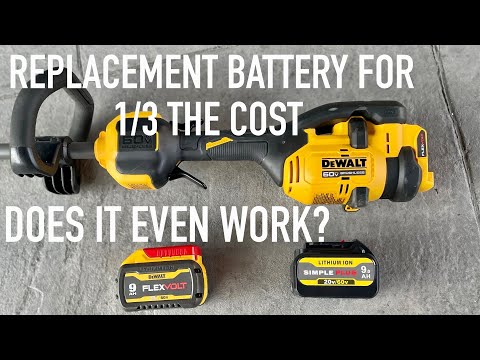 Replacement Battery for Dewalt 20V/60V MAX Tools for Fraction of the Cost