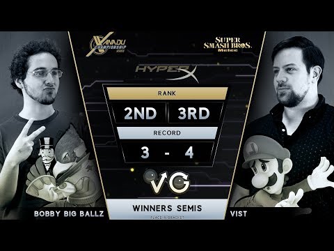 XCS Finals SSBM -  BBB (Falco) Vs.  Vist (Luigi) Smash Melee Winners Semis