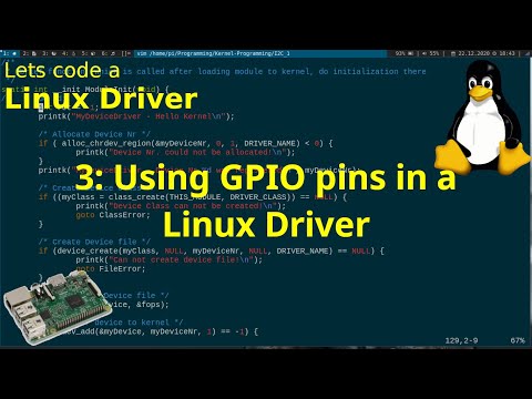 Let's code a Linux Driver: 3 - Use GPIO pins in a Linux Driver