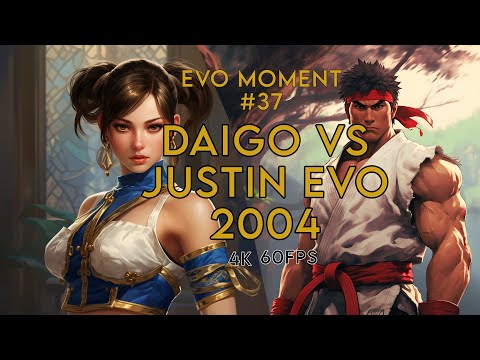 Evo Moment #37, Daigo vs Justin Evo 2004 in 4k 60FPS