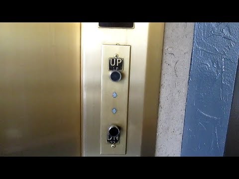 Vintage Otis Traction Elevators at the US Bank Building in Colorado Springs, CO