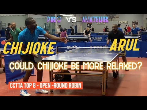 Chijioke OSUJI [2461] vs Arul [438] - Round Robin - CCTTA Top8 Open - 2nd April 2023