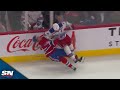 Rangers Jacob Trouba Catches Justin Barron With Crushing Hit