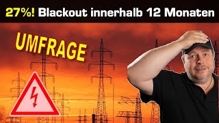Umfrage: 81% Blackout ist größtes Risiko - Checkliste für THW Helfer