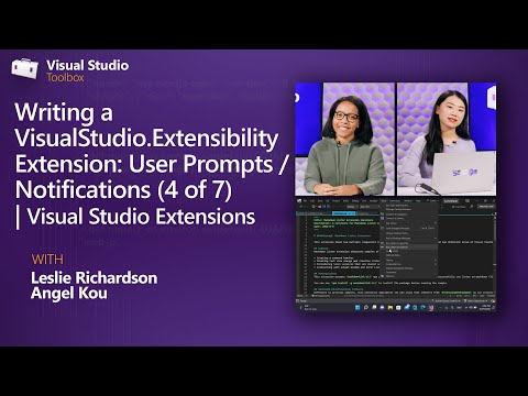 Writing a VisualStudio.Extensibility Extension: User Prompts / Notifications (4/7) | VS Extensions