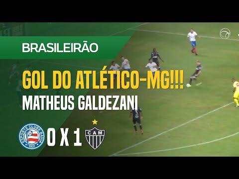 GOL (MATHEUS GALDEZANI) - BAHIA X ATLÉTICO-MG - 30/07 - BRASILEIRÃO 2018