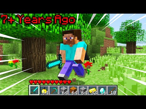 I played the OLDEST version of Minecraft UHC to exist...