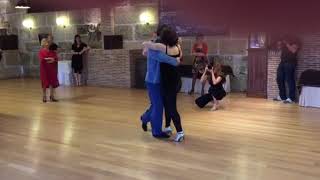 Clase de tango en Sanxenxo Laura y Diego 2016