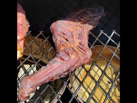 Smoked Goat Shoulder and Ribs