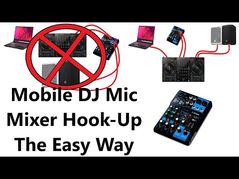 Mobile DJ External Microphone Mixer Hook Up The EASY Way For GREAT Sound