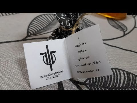 A Veszprémi Gyülekezet születése - 2019. november 3.