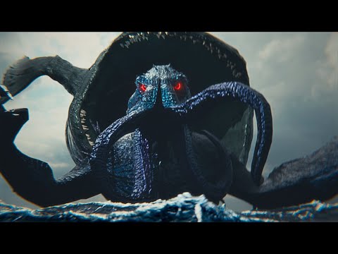 Cthulhu and The Bloop Battle (thalassophobia/megalophobia animation)