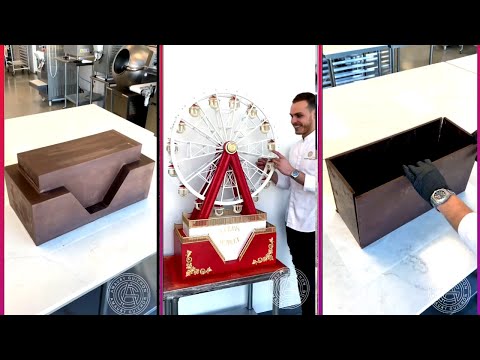 Stunning  Chocolate Ferris Wheel Cake || Fancy Cake ideas #short