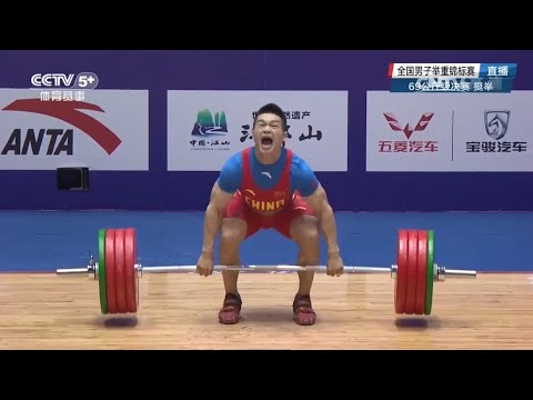 2016 Chinese National Weightlifting Championship 69kg(Shi Zhiyong vs Liao Hui)