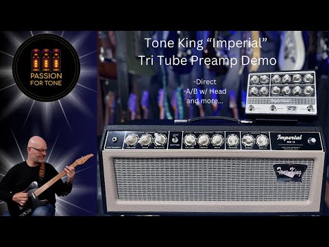 Tone King Imperial MKII Tri-Tube Preamp Pedal imagen 10