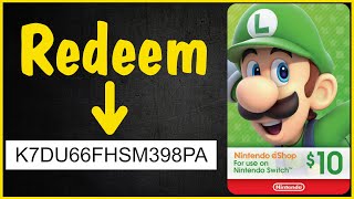How to Redeem a Nintendo eShop Gift Card Code on a
