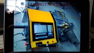 preview picture of video 'Chinese CNC plasma or flame cutter setup'