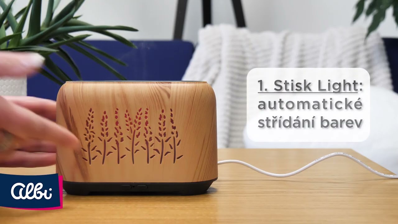 Ultrasonický difuzér Mini - Levanduľa: videonávod