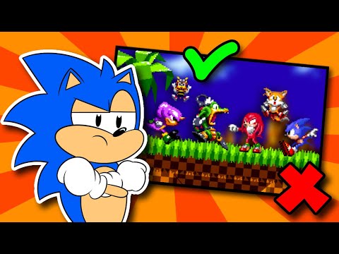 Sonic, but You are Charmy, Espio, & Vector?! - Sonic Classic Heroes (Rom Hack)