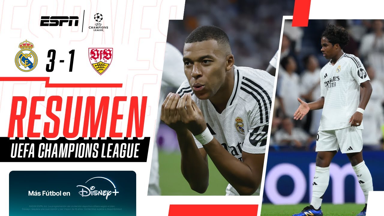 ¡GOLES DE ENDRICK Y MBAPPÉ EN EL DEBUT TRIUNFAL DEL CAMPEÓN! | Real Madrid 3-1 Stuttgart | RESUMEN